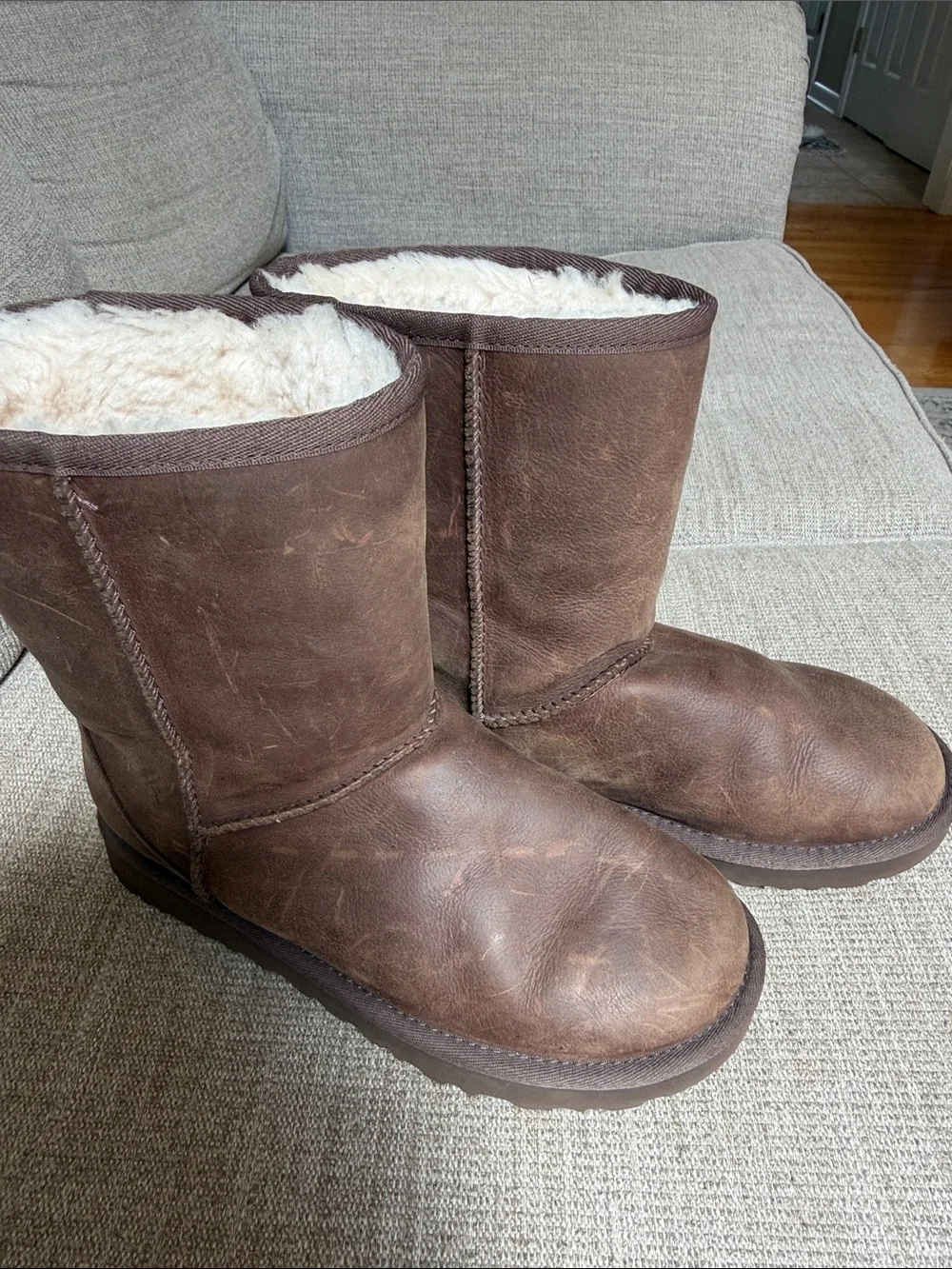 UGG Classic Leather Short Boots